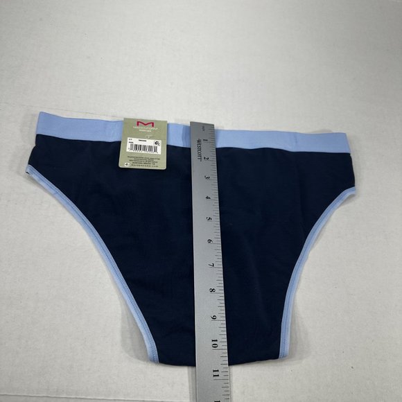 Women's Black and Blue Intimate Briefs - Picture 8 of 8
